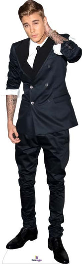 Justin Bieber in Blue Suit 765 Celebrity Cutout